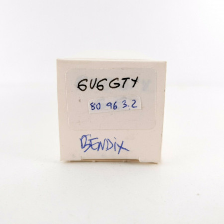 1 X 6V6GTY TUBE. ECLIPSE-PIONEER. BENDIX BRAND. CA  ENA