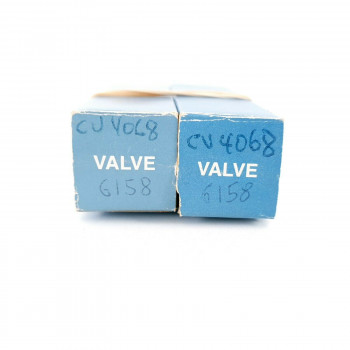 2 X CV4068 TUBE. BRIMAR PRODUCTION. 17MM BLACK PLATES. 1970s PRODUCTION. CF  ENA