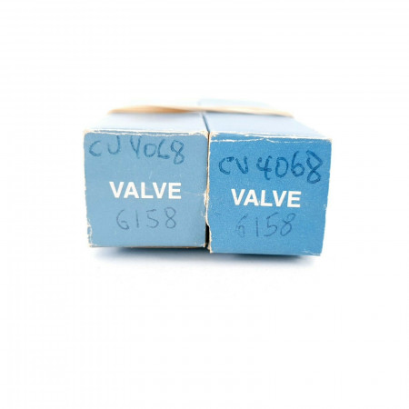 2 X CV4068 TUBE. BRIMAR PRODUCTION. 17MM BLACK PLATES. 1970s PRODUCTION. CF  ENA