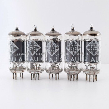 5 X 12AU6 TELEFUNKEN TUBE. 1. CH50