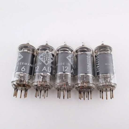5 X 12AU6 TELEFUNKEN TUBE. 1. CH50