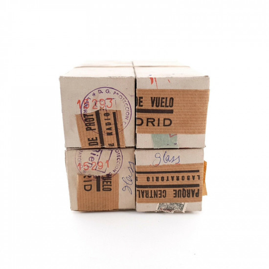 4 X M80S TUBE. 1950s MARCONI PROD. BLACK PLATES. AH  ENA