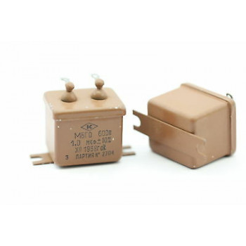 CAPACITOR 1.0uF 600V 10% ORIGEN RUSO NOS (New Old Stock) 1PC. CA14U8F230715