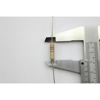 RESISTENCIA ALGLOMERADA BIANCHI 1W 1M5 10% NOS(New Old Stock) 1PC.CA64U200F22105