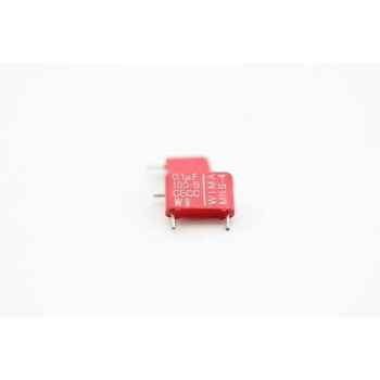 WIMA CAPACITOR MKS4 W80 1uF 100V NOS ( New Old Stock ) 2PC. CA4U280F160415