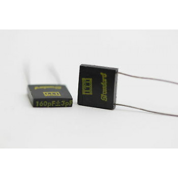 CAPACITOR TITT STANDART 160pF +-3% NOS (New Old Stock) 2PC CA25BU15F1104815