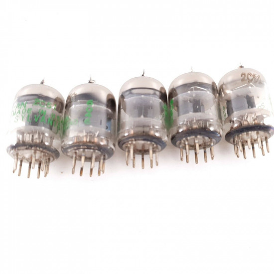 5 X JAN 2C51 SYLVANIA TUBE. 1960s PRODUCTION. NOS/NIB AH  ENA