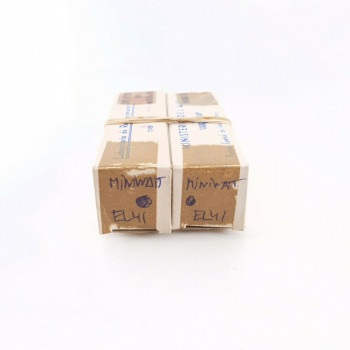 2 X EL41 MINIWATT TUBE. SOLID GETTER. 1950s PROD. CV  ENA