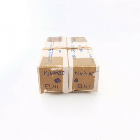 2 X EL41 MINIWATT TUBE. SOLID GETTER. 1950s PROD. CV  ENA