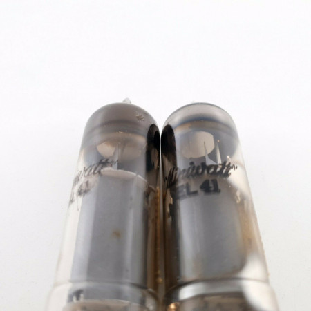 2 X EL41 MINIWATT TUBE. SOLID GETTER. 1950s PROD. CV  ENA