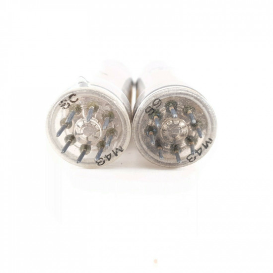 2 X EL41 MINIWATT TUBE. SOLID GETTER. 1950s PROD. CV  ENA