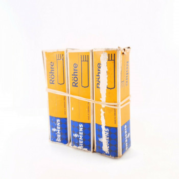 3 X ECC81 / 12AT7 LA RADIOTECHNIQUE TUBE. COPPER RODS. USED. CU  ENA 2