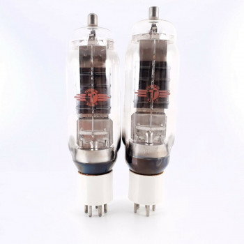 2 X OS41/1250 / 804 TUNGSRAM RADIO TUBE. BLACK PLATES. CERAMIC BASE. AC  ENA 2