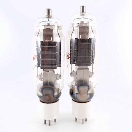 2 X OS41/1250 / 804 TUNGSRAM RADIO TUBE. BLACK PLATES. CERAMIC BASE. AC  ENA