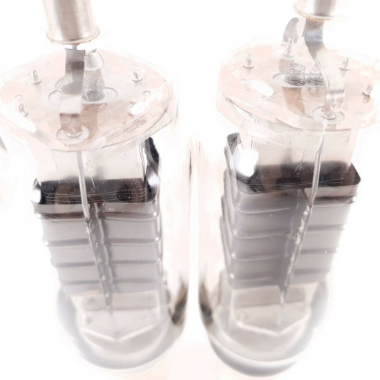 2 X OS41/1250 / 804 TUNGSRAM RADIO TUBE. BLACK PLATES. CERAMIC BASE. AC  ENA
