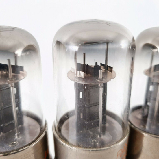 5 X JAN CRP 6J5WGT RAYTHEON TUBE. BLACK PLATES 1950s. MATCHED TRIO+ PAIR CB  ENA