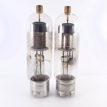 2 X RGQ10/4d TELEFUNKEN TUBE. METAL BASE. AC  ENA