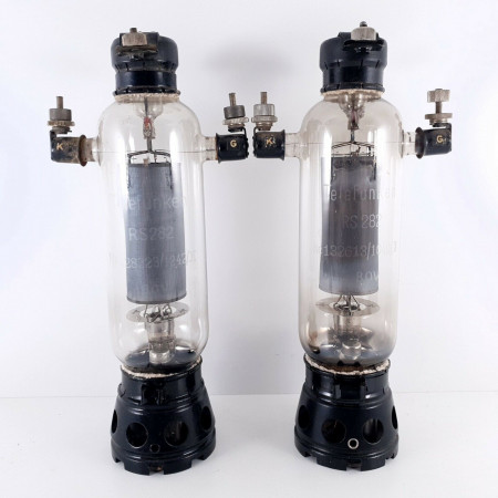 2 X RS282 TELEFUNKEN TUBE. 1940s PRODUCTION. AC  ENA