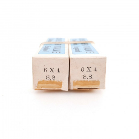 2 X SS 6X4 CHELMER SOLID STATE TUBE. 1980s PRODUCTION. NOS/NIB AH  ENA