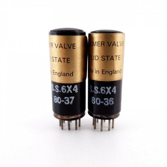 2 X SS 6X4 CHELMER SOLID STATE TUBE. 1980s PRODUCTION. NOS/NIB AH  ENA