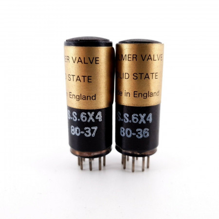 2 X SS 6X4 CHELMER SOLID STATE TUBE. 1980s PRODUCTION. NOS/NIB AH  ENA
