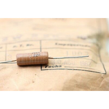 VINTAGE PIHER RESISTOR. 2W 22K 10% *1 PC* NOS (New Old Stock) 1960´S C1842