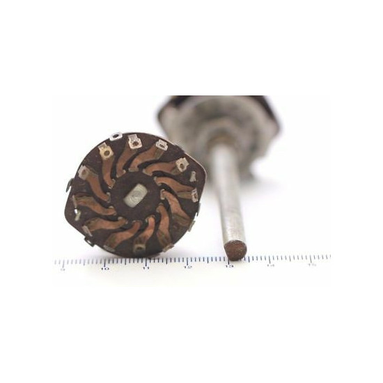 ROTARY CONMUTATOR 1 COOKIES 6 CIRCUITS 3 POSITIONS B NOS 1PC. CA298U2F171120