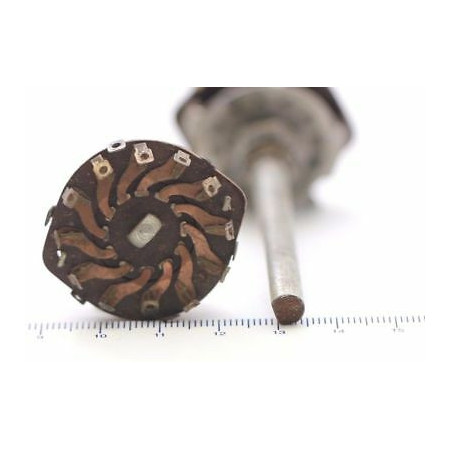 ROTARY CONMUTATOR 1 COOKIES 6 CIRCUITS 3 POSITIONS B NOS 1PC. CA298U2F171120