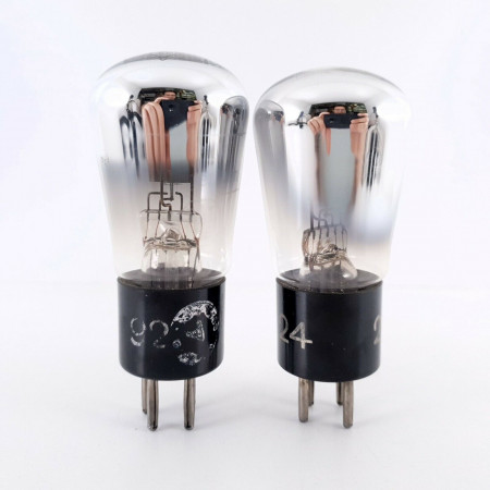 2 X RE144 TELEFUNKEN TUBE. 1940s PROD. NOS. AD  ENA