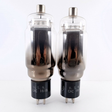 2 X USN CRC 1616 RCA TUBE. 1950s PROD. NOS. AD  ENA