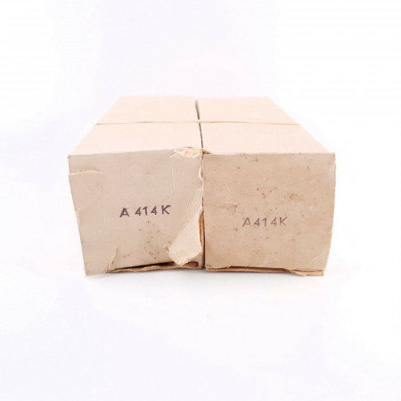 2 X A414K PHILIPS-MINIWATT TUBE. 1940s PROD. NOS. AD  ENA