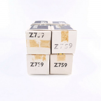 4 X Z759 / CV5060 GEC TUBE. 1960s PRODUCTION. SMOKED GLASS. AD  ENA