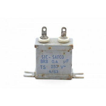 CAPACITOR SIC-SAFCO 0,4uF 250V USED 1PC. CA17U1F230715