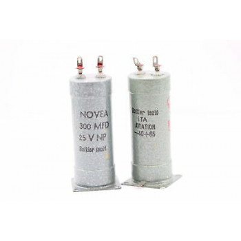 NOVEA CAPACITOR 300uF 25V NOS (New Old Stock) 1PC. CA4U24F130717