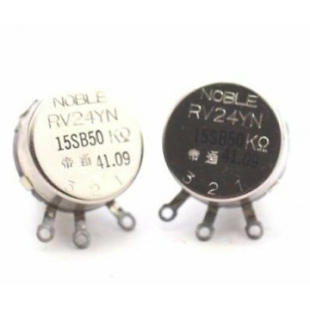 POTENTIOMETER NOBLE TEIKOKU TSUSHIN 50K OHM LIN W/O ON/OFF 1PC. CA278U2F230817