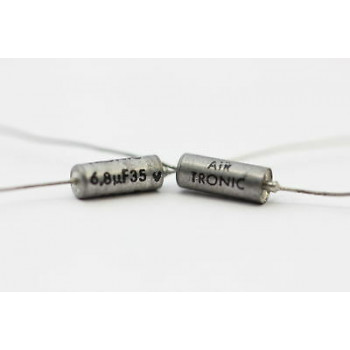 CAPACITOR AIRTRONIC SOLID TANTALIO 6.8uF 35V NOS 1PC. CA17U38F240715