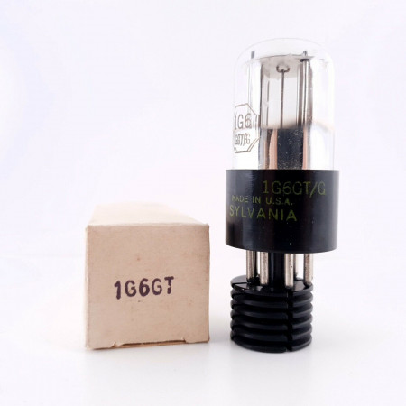 1 X 1G6GT/G / CV773 SYLVANIA TUBE. CHROME PLATES. AF  ENA
