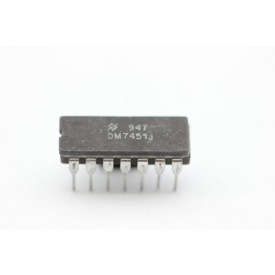 DM7451J NATIONAL SEM. INTEGRATED CIRCUIT NOS (New Old Stock) 1PC. C552AU1F050315