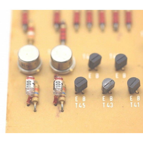 OLD PCB RS NA803-1-35. CAPACITOR, TRANSISTOR, DIODE, RESISTOR NOS 1PC. CA326U2