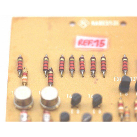 OLD PCB RS NA803-1-35. CAPACITOR, TRANSISTOR, DIODE, RESISTOR NOS 1PC. CA326U2