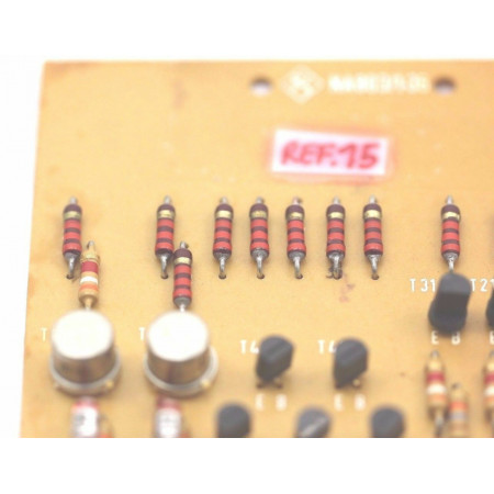 OLD PCB RS NA803-1-35. CAPACITOR, TRANSISTOR, DIODE, RESISTOR NOS 1PC. CA326U2