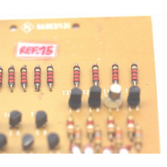 OLD PCB RS NA803-1-35. CAPACITOR, TRANSISTOR, DIODE, RESISTOR NOS 1PC. CA326U2
