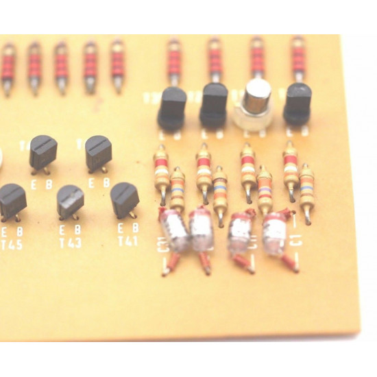 OLD PCB RS NA803-1-35. CAPACITOR, TRANSISTOR, DIODE, RESISTOR NOS 1PC. CA326U2