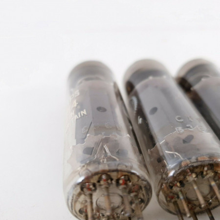 5 X PL84 VALVO / PHILIPS TUBE. MULLARD PROD. COPPER RODS. B-CODES. 1960s CO  ENA