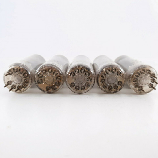 5 X PL84 VALVO / PHILIPS TUBE. MULLARD PROD. COPPER RODS. B-CODES. 1960s CO  ENA