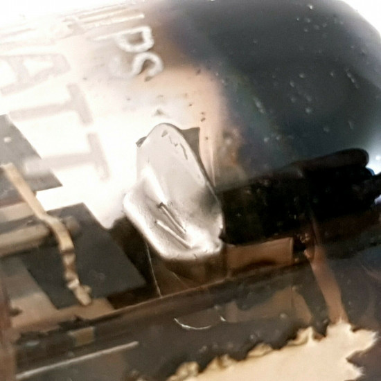 1 X ECC40 TUBE. PHILIPS-MINIWATT. CLOSED GETTER. 1950s PRODUCTION. DP LCR.  US