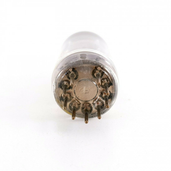 1 X ECC81 TUBE. MULLARD BRAND. 1960s PRODUCTION. YELLOW LOGO. B4F5. CA  ENA