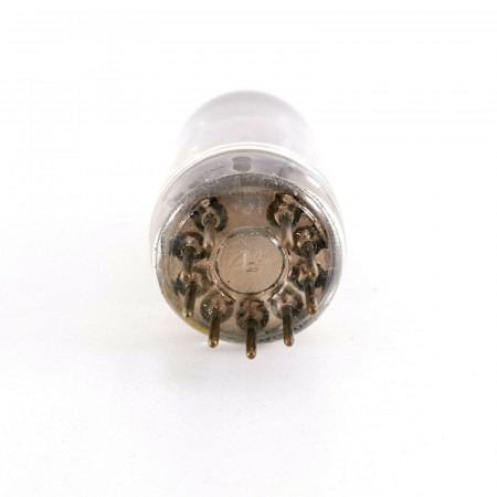 1 X ECC81 TUBE. MULLARD BRAND. 1960s PRODUCTION. YELLOW LOGO. B4F5. CA  ENA