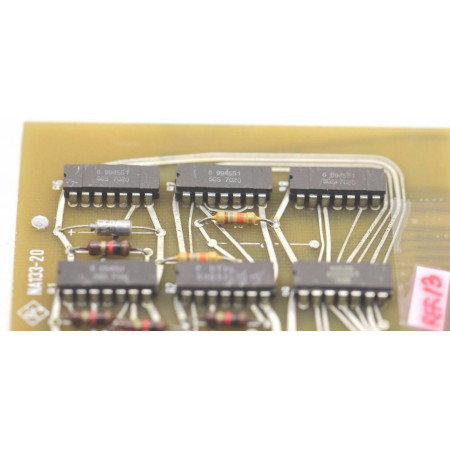 OLD PCB RS NA705-22. CAPACITOR, RESISTOR, IC NOS 1PC. CA326U2