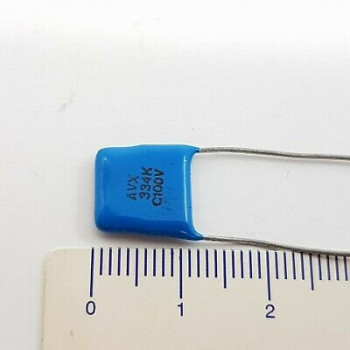 4 X MICA CAPACITOR 330K  100V NOS (New Old Stock) 4PC C487U11F111121